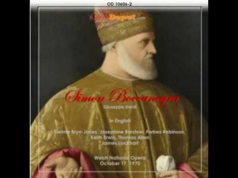 Josephine Barstow & Delme Bryn-Jones sing an excerpt from Simon Boccanegra