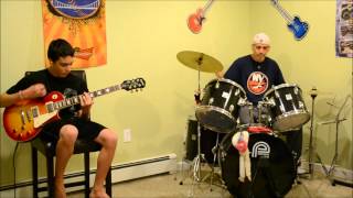 Father and Son play Shout at the Devil by Motley Crue