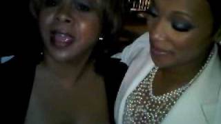 2010 BET Awards - Monica & Denise Williams shout out MAO !