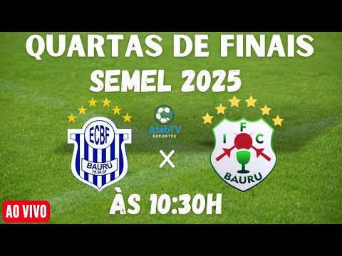 EC BEIJA FLOR x INDEPENDÊNCIA FC -  TRANSMISSÃO AO VIVO 🔴⚽ COPA SEMEL 2025 - QUARTAS DE FINAIS 🏆