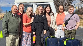 Family time before MTC dropoff, Codee begins her 18 mo mission of sharing the Gospel of Jesus Christ