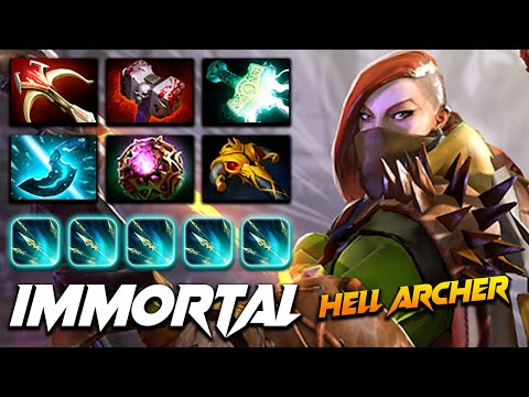 WIND RANGER IMMORTAL LEGOLAS - Dota 2 Pro Gameplay [Watch & Learn]