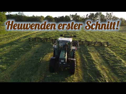Fendt 309 mit Krone KWT Wender / Erster Schnitt/ Heute/ Grasernte oldtimer_junkie