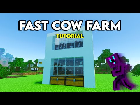 INSANE Cow Farm Hack in Minecraft Bedrock 1.20!