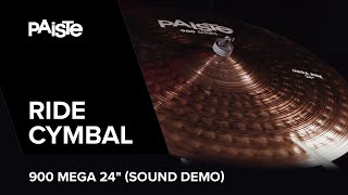 Video thumbnail for PAISTE 900 Mega Ride 24" played by Noah Fürbringer (SOUND DEMO) by GEWA Drums