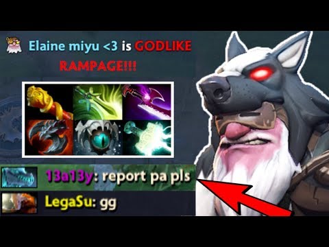 This Happens When They Pick 5 Counters! Rampage Sniper Electric Machine Gun vs PA by Pato WTF Dota 2