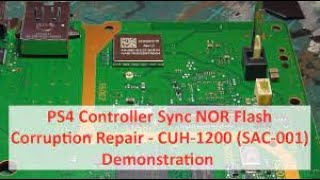PS4 Controller Sync NOR Flash Corruption Repair (SU-41283-8)