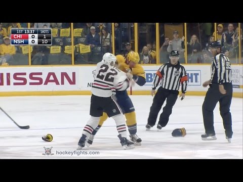 Jordin Tootoo vs Cody McLeod