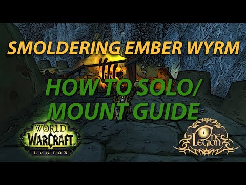 Smoldering Ember Wyrm Mount Guide - Nightbane Timed Run Karazhan Solo Guide Video