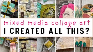 Create AMAZING Mixed Media Collage Art with Fodder School 4