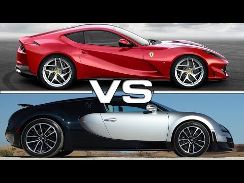 Ferrari 812 Superfast vs Bugatti Veyron Super Sport