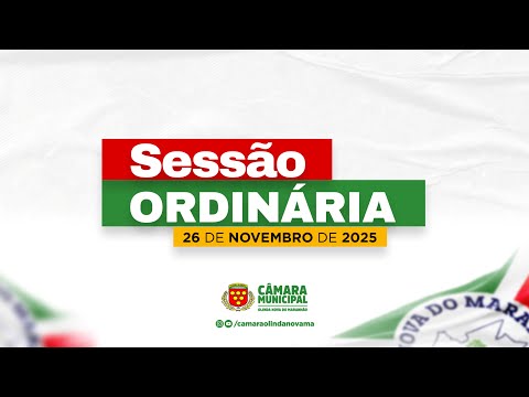 31ª Sessão Ordinária Deliberativa da Câmara Municipal de Olinda Nova do Maranhão | 26/11/2025