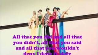 The Saturdays - Denial - Lyrics