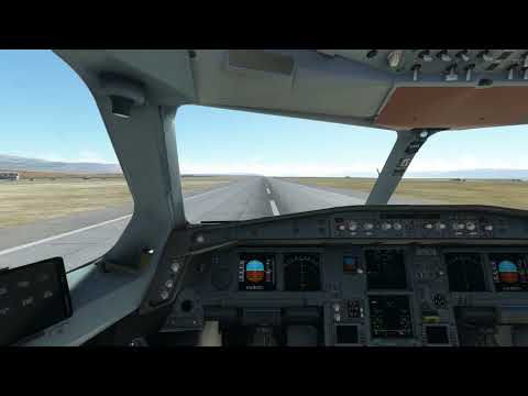 Airbus 330 pousando no Aeroporto Internacional de El Calafate