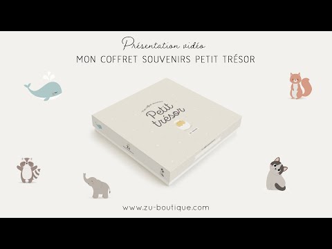 COFFRET SOUVENIRS DE NAISSANCE PETIT TRÉSOR
