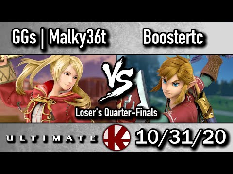 GGs | Malky36t (Robin/Yoshi) vs. Boostertc (Link) - Loser's Quarter-Finals