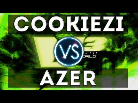 Cookiezi vs Azer! +HD | ZiGZaG HACKER - V^3 (Hello World) [2015 REBORN] Osu!