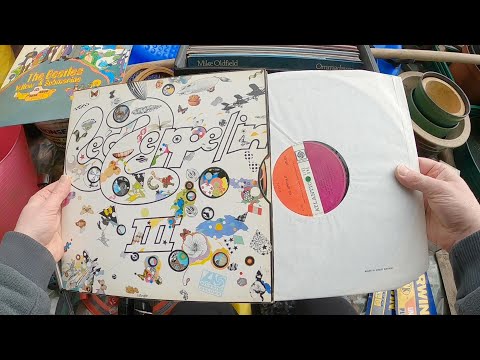 Out and about looking for vinyl records "JACKPOT"