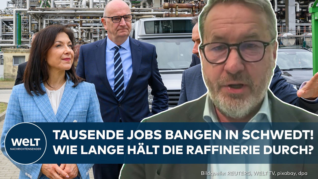 BRANDENBURG: Kann Katherina Reiche die Raffenerie Schwedt noch retten? 3000 Jobs in Gefahr!