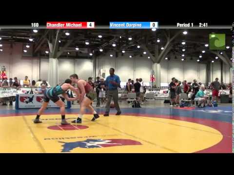 Men 160 - Chandler Michael vs. Vincent Darpino