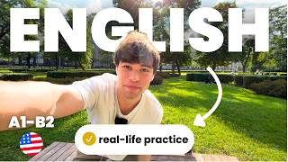 LEARN ENGLISH with This Vlog | How I practice Speaking alone in Real-life