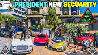 MICHAEL THE PRESIDENT NEW SECUARITY GUARDS WITH UNDERWATER MAFIA | GTA V GAMEPLAY #275  | GTA 5