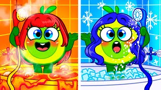 Hot vs Cold Song 🔥❄️ The Opposites Song | Kids Songs & Nursery Rhymes
