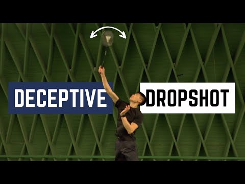 The amazing REVERSE FOREHAND DROP SHOT - Learn it step by step | Basic Feather | Badminton tutorial