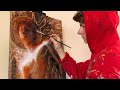 Creating A Universe In Paint Oil Painting Time Lapse