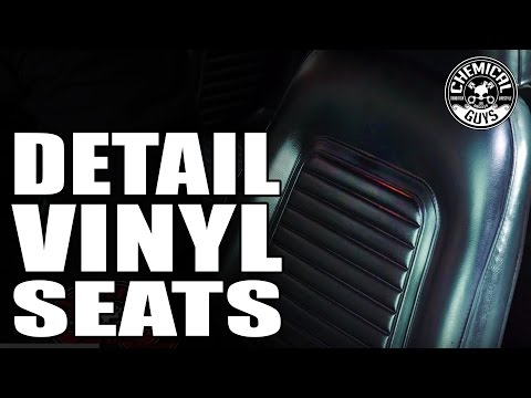 How To Clean And Detail Vinyl Leather Seats And Upholstery - Chemical Guys Car Care