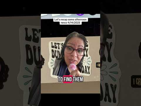 Afternoon news recap 4/14/2025