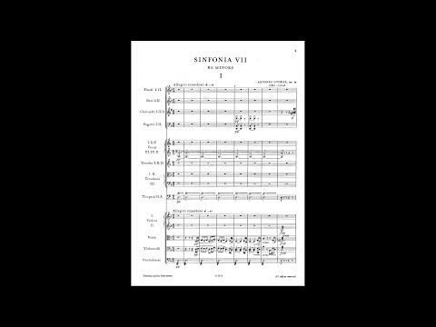 Dvořák: Symphony No. 7 in D minor, Op. 70, B 141 (with Score)