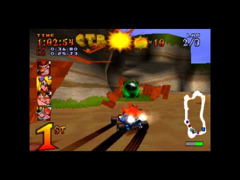 Crash Cove - CTR Challenge - Crash Team Racing - 101% Playthrough (Part #23)