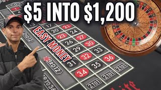 $5 Into $1,200 With This Roulette Strategy