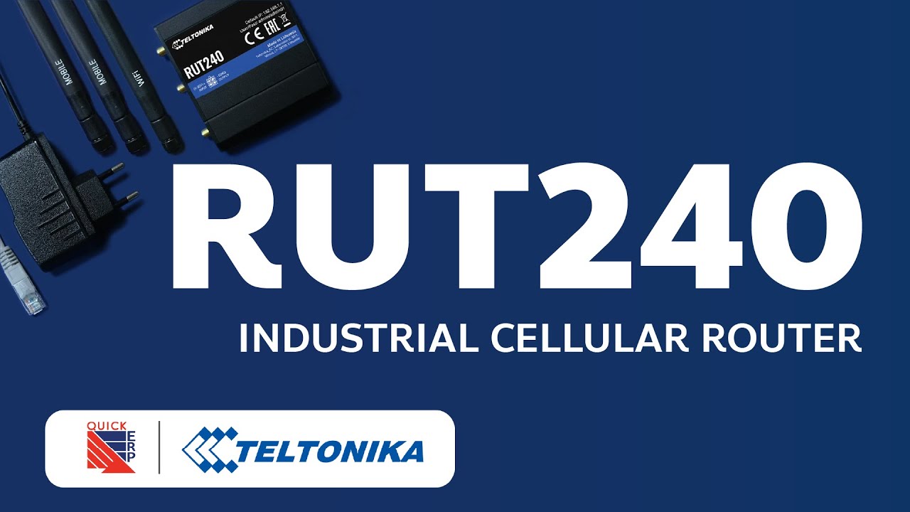 RUT240 3G/4G Router | Compact 3G/4G Router ในงานอุตสาหกรรม มีAuto Reboot และมีRMS Settings ให้ทุกตัว