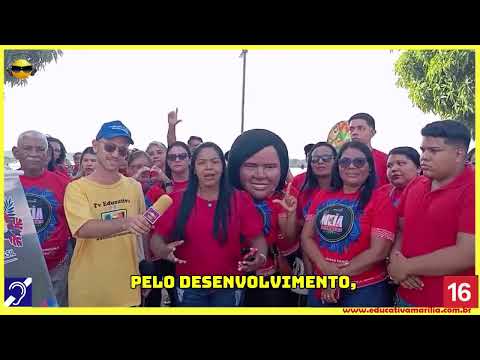 Tv Educativa a Epopéia de Marília S.P rumo à Cop 30  Belém do PARÁ PA. Professor Mestre em História Rafael Giovanetti Teixeira entrevista Néia Marques Vereadora do PT dia 10 de Novembro de 2.025.