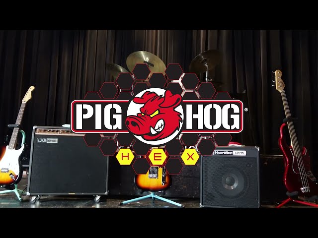 Vídeo relacionado con Pig Hog Hex Serie Silent - Cable para instrumentos (con interruptor de señal, Daphne Blue, 5,67 m/18,6 pies, 6,35 a 1/4")
