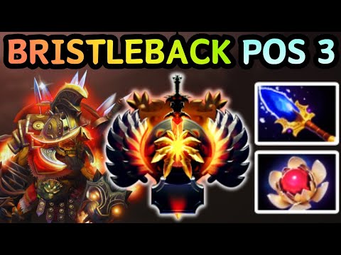 🔥 NEW PATCH 7.40 BRISTLEBACK OFFLANE TOO TANKY TO KILL | DOTA 2 GAMEPLAY 🔥