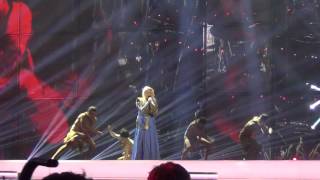 ESCKAZ in Copenhagen: Cristina Scarlat (Moldova) - Wild Soul (dress-rehearsal)