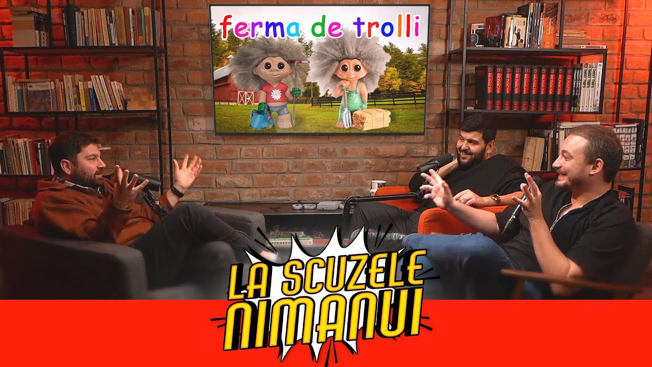 Trolii de ferma si cu ce candidat ai bea? | La Scuzele Nimanui cu Gojira, Gheba si Tudor | Podcast