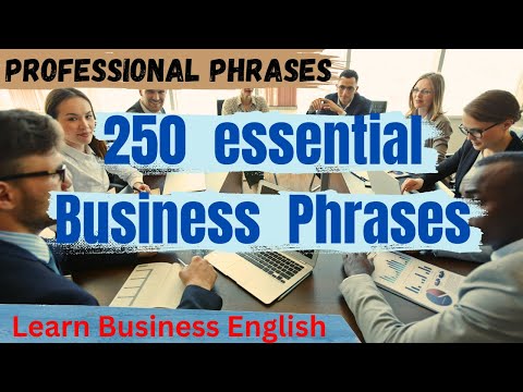 Essential Business English 250 Phrases for Everyone
