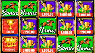 MEGA BIG WIN SLOT on Gold Horsey Winner Slot! Crazy Bonus & Free Spins Madness!