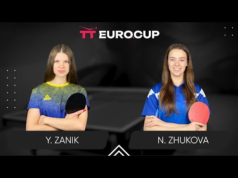 16:45 Yulianna Zanik - Nadiia Zhukova 13.07.2024 TT Euro.Cup Women Ukraine Star. TABLE 3