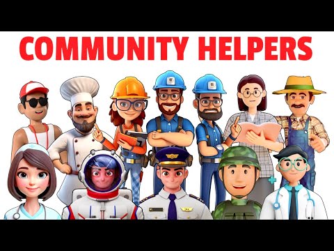 Jobs and Occupations for Kids | Community Helpers | Educational Video for Toddlers