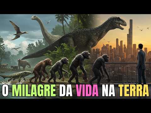 A HISTÓRIA da EVOLUÇÃO da VIDA: das ORIGENS nos OCEANOS à CONSCIÊNCIA HUMANA — Com som de chuva