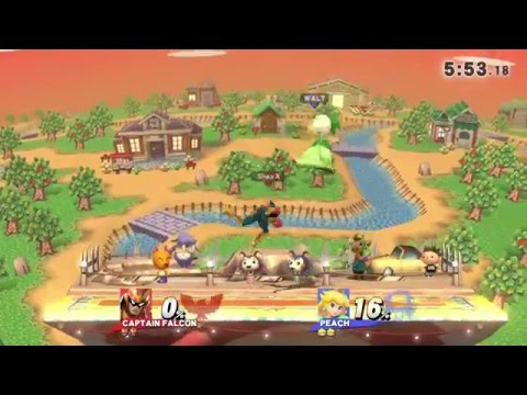 [OS] SSB4 Spring 2016 Major: ShoxX (C. Falcon) vs Walt (Peach, G&W) - WR1
