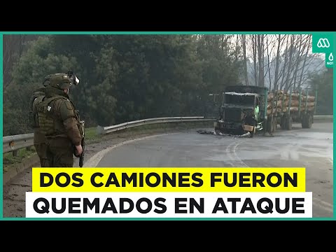 Atentado incendiario deja dos camiones quemados en Nueva Imperial