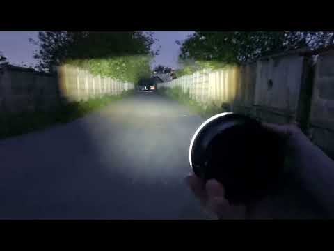 Светодиодная фара 20W - Ближнего света ровная СТГ с ДХО + Поворот, 4320W DHO