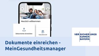 Dokumente einreichen - So geht's - Mein Gesundheitsmanager Versicherun