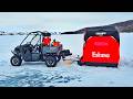 Video Thumbnail for Ice Fishing Mid-Winter Walleyes Catch & Cook
